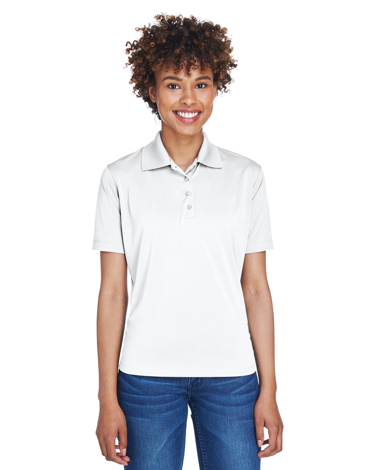 UltraClub Ladies\' Cool & Dry 8-Star Elite Performance Interlock Polo