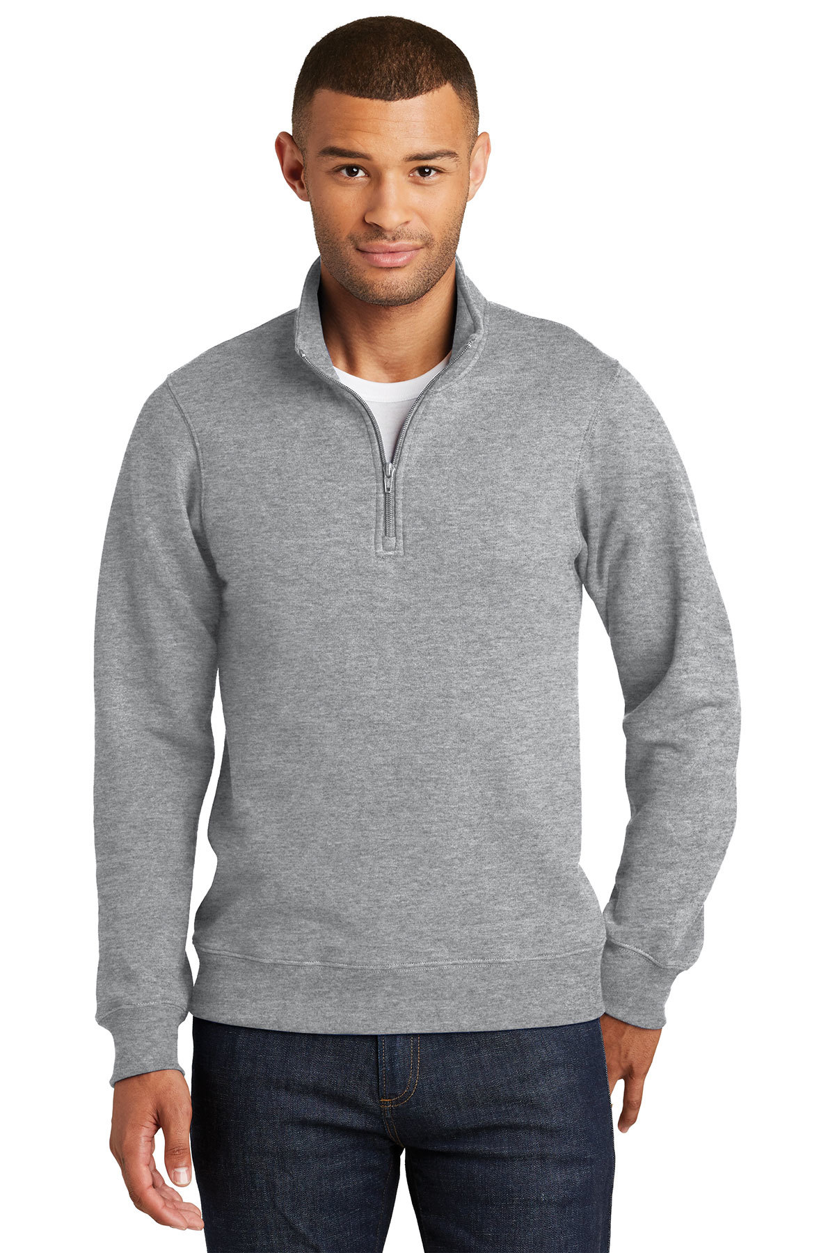 Port & CompanyÂ® Fan Favoriteâ„¢ Fleece 1/4-Zip Pullover Sweatshirt