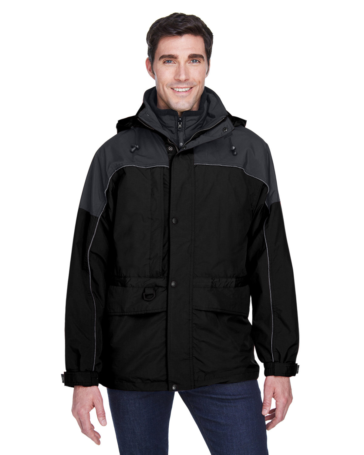 [AB] North End Adult 3-in-1 Two-Tone Parka