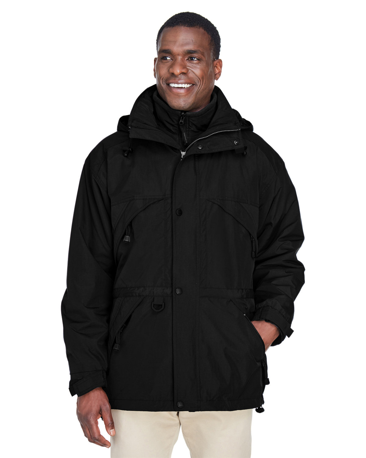 [AB] North End Adult 3-in-1 Parka with Dobby Trim