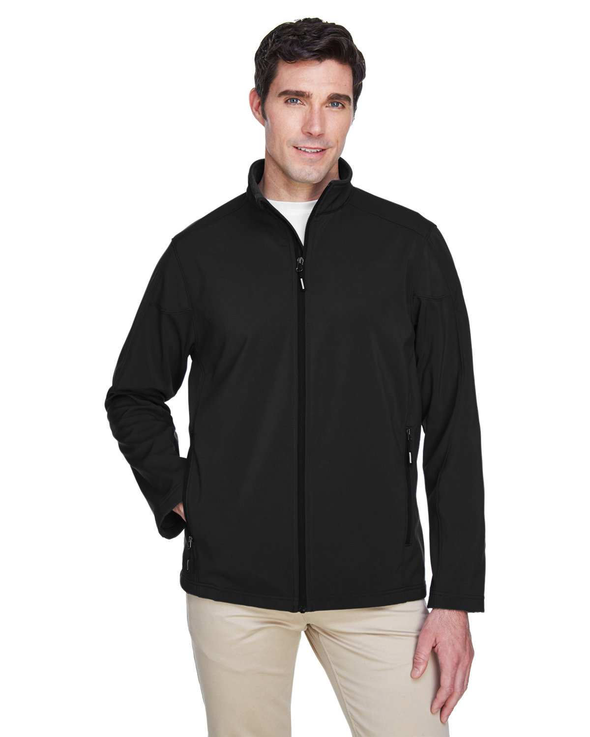 [AB] CORE365 Men's Tall Cruise Two-Layer Fleece Bonded Soft Shell Jacket