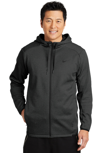 NKAH6268 Nike Therma-FIT Textured Fleece Full-Zip Hoodie