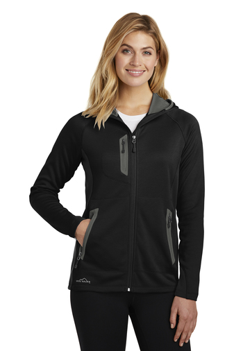 EB245 Eddie Bauer Â® Ladies Sport Hooded Full-Zip Fleece Jacket