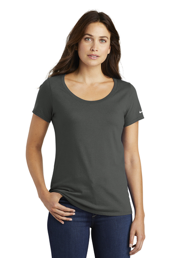 NKBQ5236 Nike Ladies Core Cotton Scoop Neck Tee