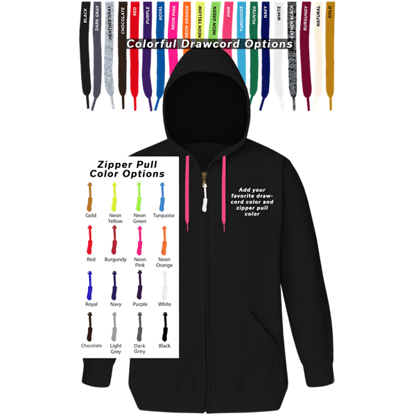 [BG] Custom Drawcord & Zipper Pull Hoodie