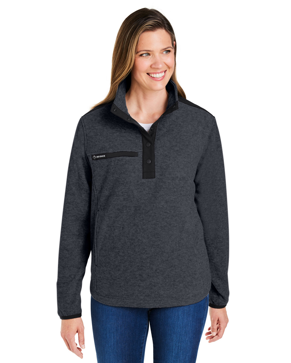 [AB] Dri Duck Ladies' Sierra Melange Heather Fleece