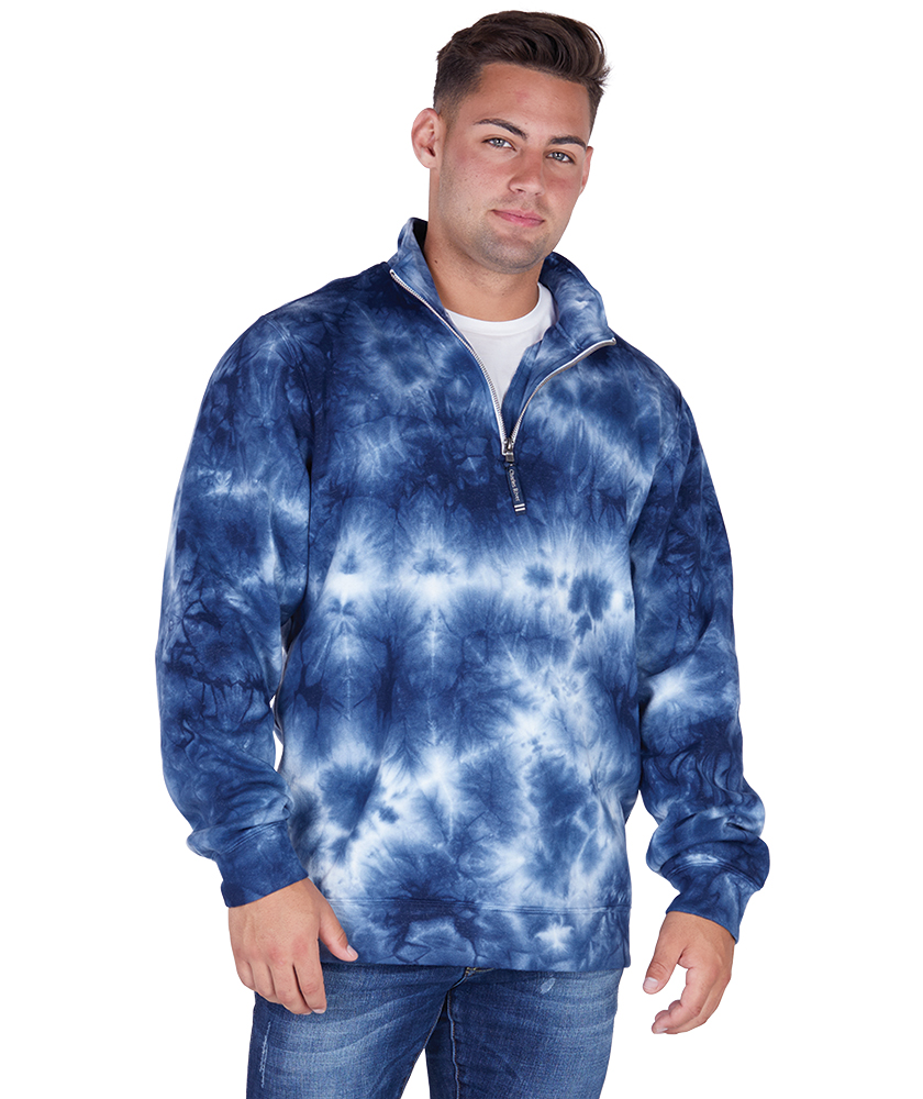 CROSSWIND QUARTER ZIP SWEATSHIRT (TIE-DYE)