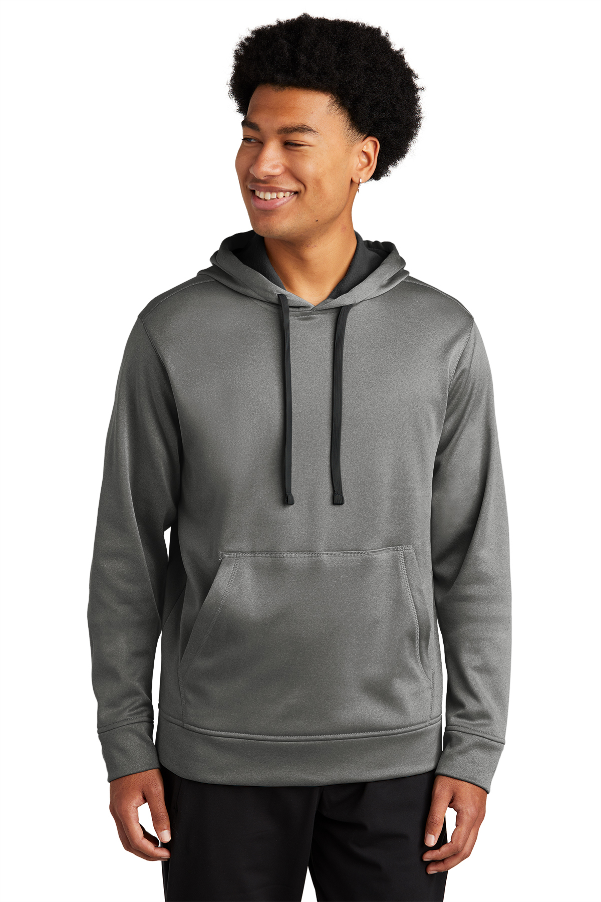 Sport-Tek ® PosiCharge ® Sport-Wick ® Heather Fleece Hooded Pullover