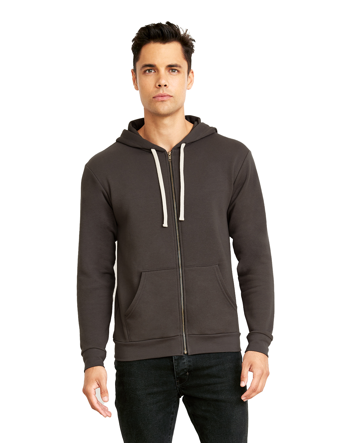 9602 Next Level Unisex Full-Zip Hooded Sweatshirt