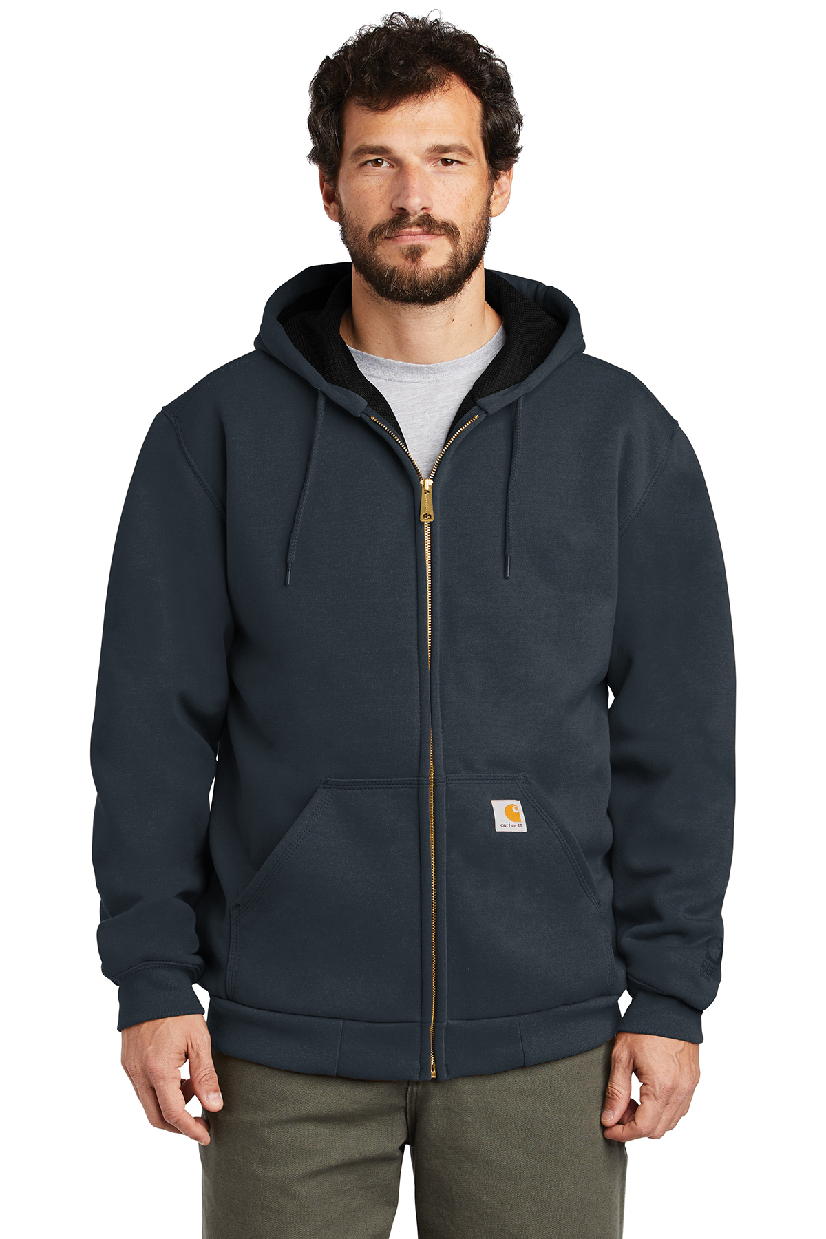 CT100632  Carhartt Â® Rain Defender Â® Rutland Thermal-Lined Hooded Zip-Front Sweatshirt