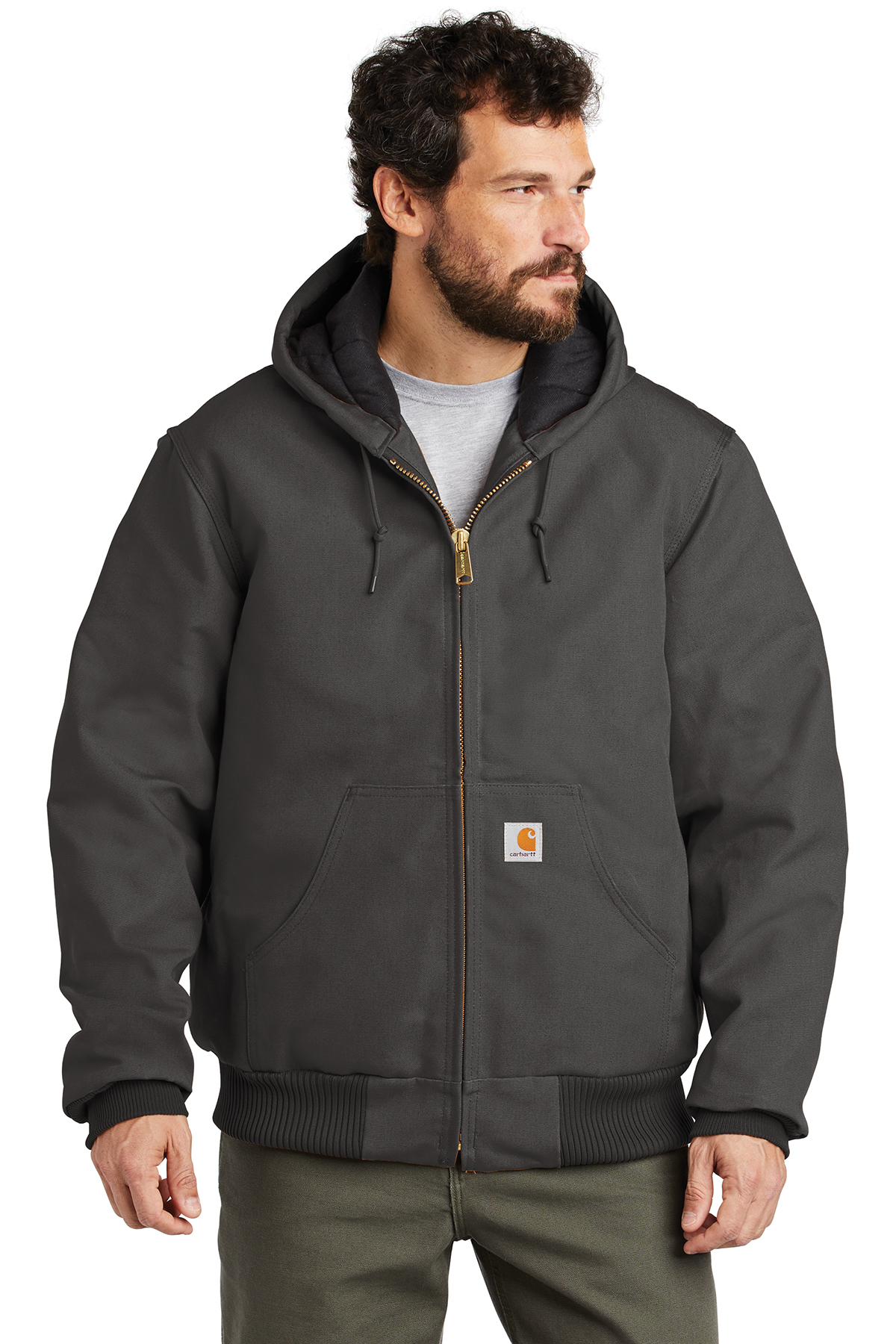 CTSJ140   Carhartt ® Quilted-Flannel-Lined Duck Active Jac