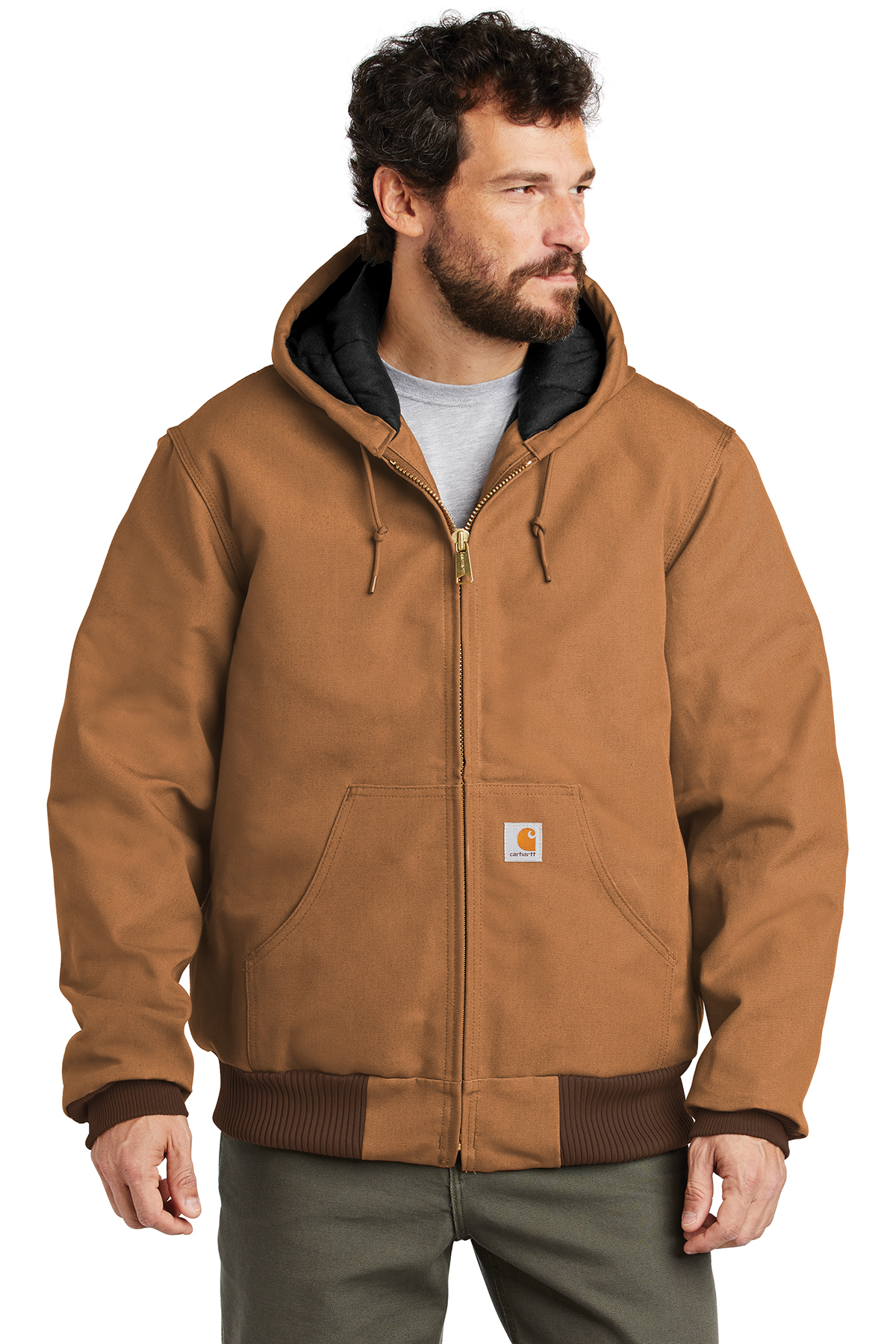 CTTSJ140  Carhartt ® Tall Quilted-Flannel-Lined Duck Active Jac