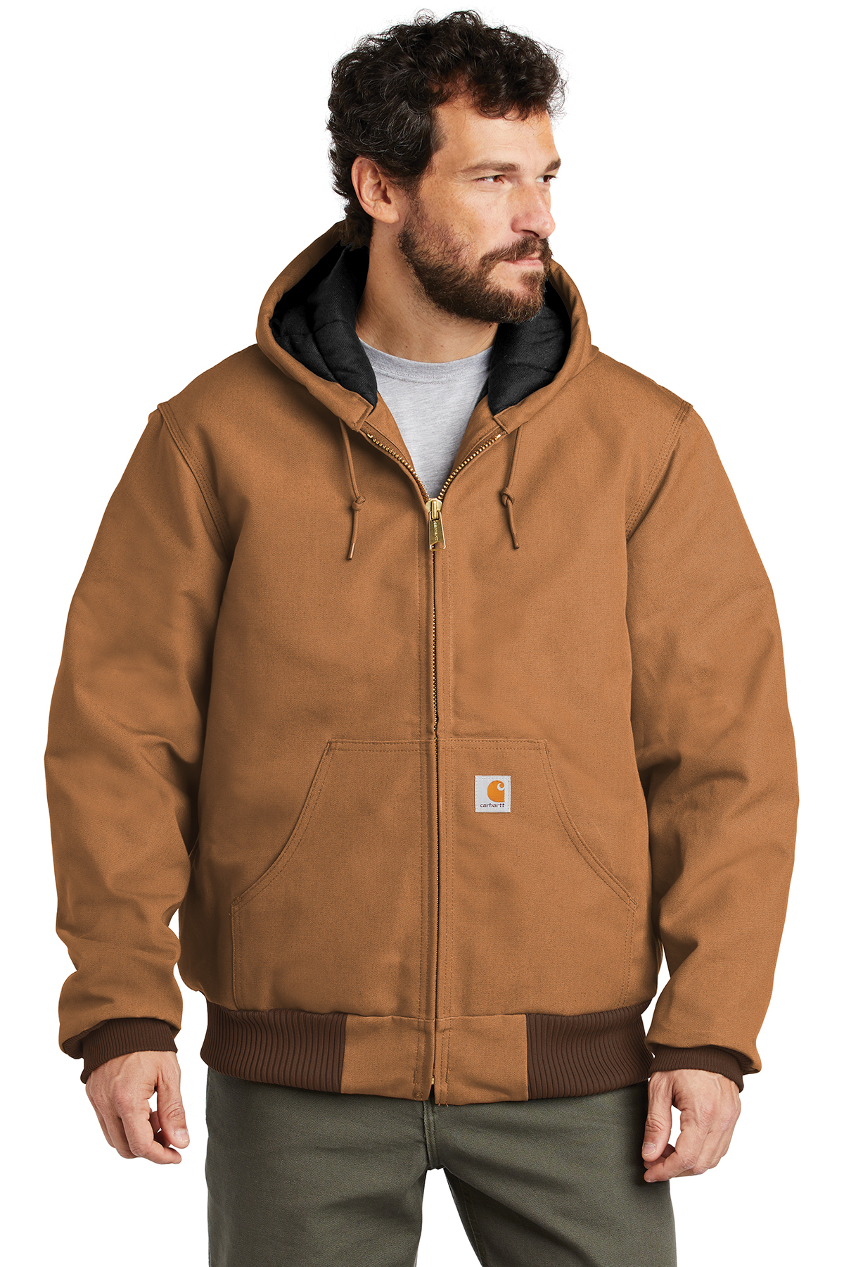 CTTSJ140  Carhartt Â® Tall Quilted-Flannel-Lined Duck Active Jac