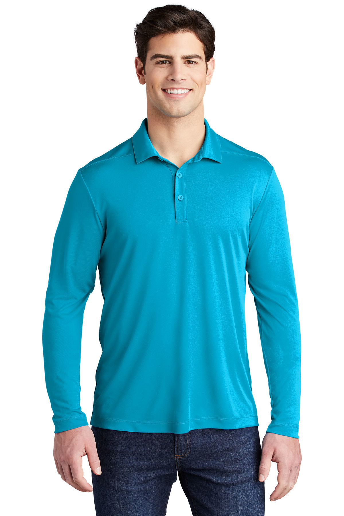 Sport-Tek Â® Posi-UVâ„¢ Pro Long Sleeve Polo