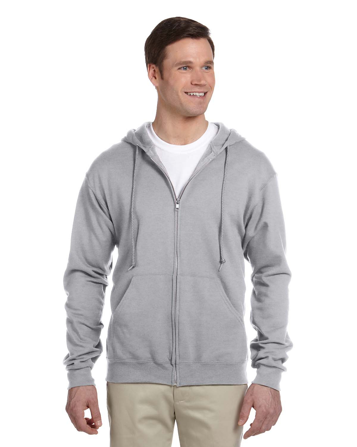 993   Jerzees Adult 8 oz. NuBlend® Fleece Full-Zip Hood