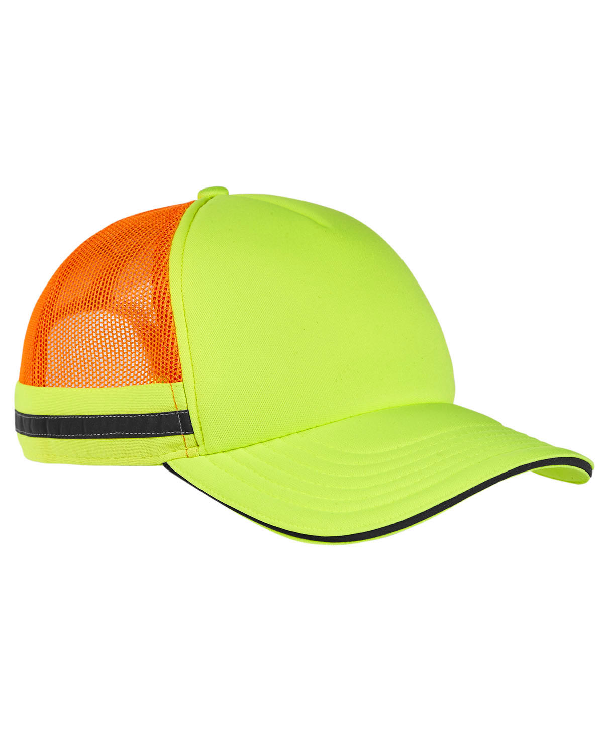 BA661  Big Accessories Safety Trucker Cap