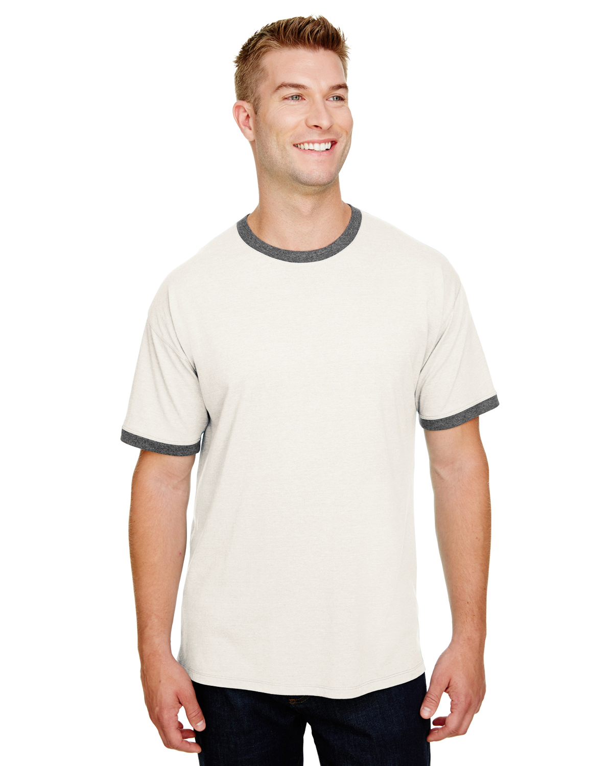 CP65   Champion Adult Triblend Ringer T-Shirt