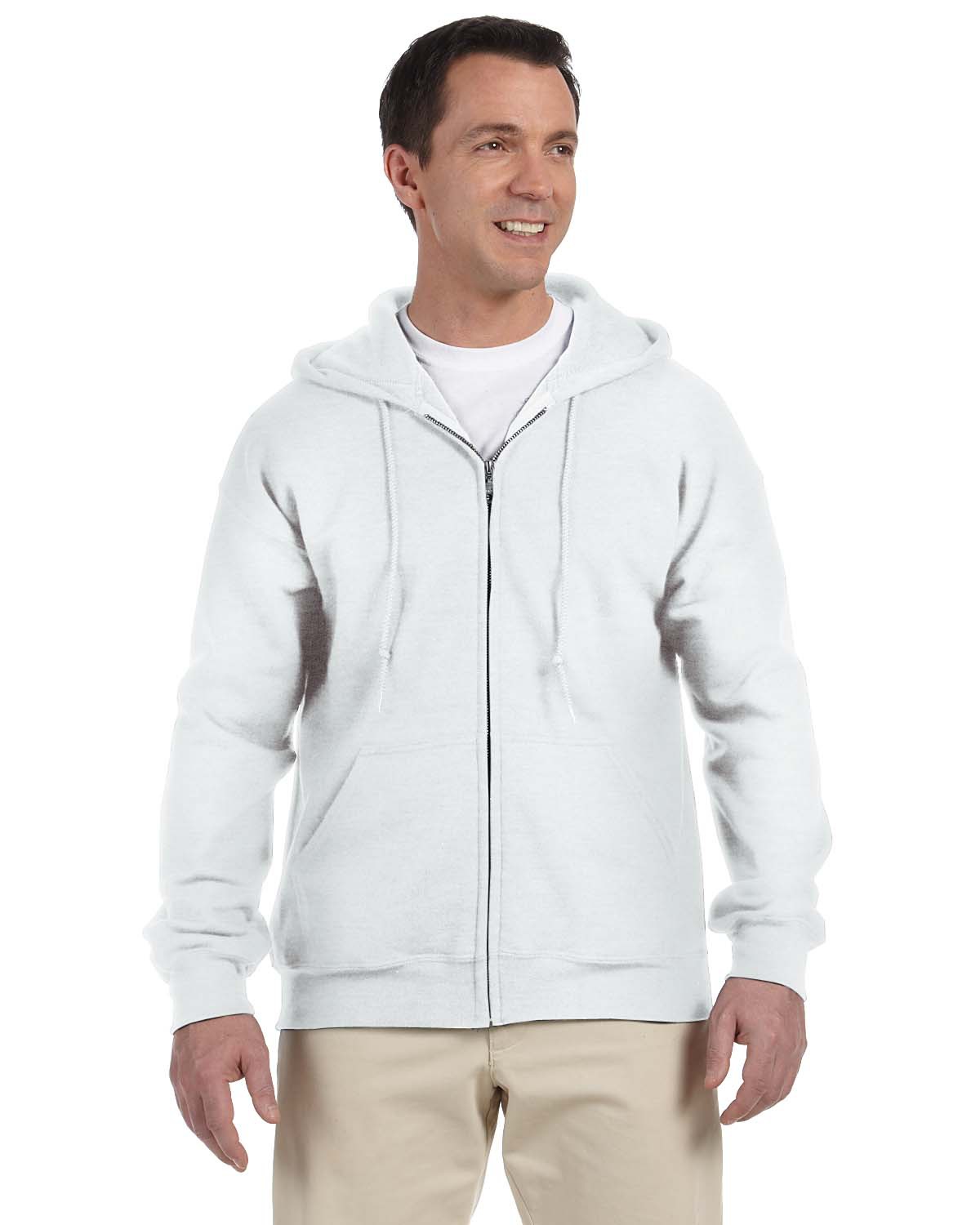 G186 Gildan Adult DryBlendÂ® Adult 9 oz., 50/50 Full-Zip Hood