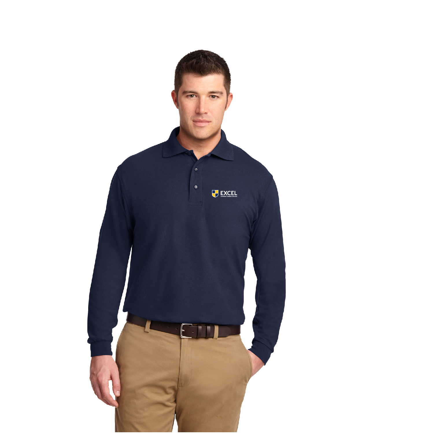 Adult Long Sleeve Polo