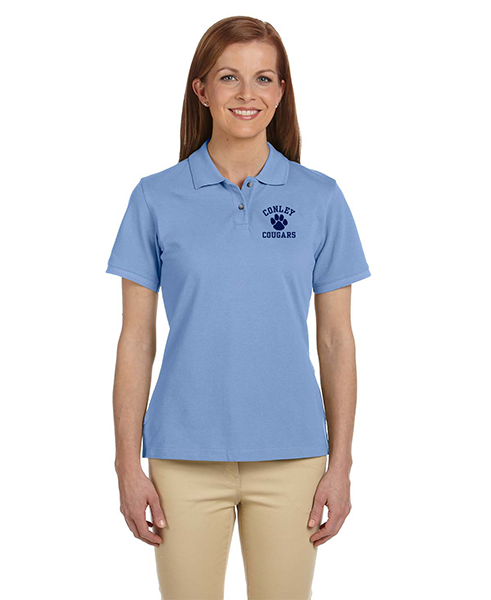 Conley Cougars M200W Ladies Short Sleeve Polo