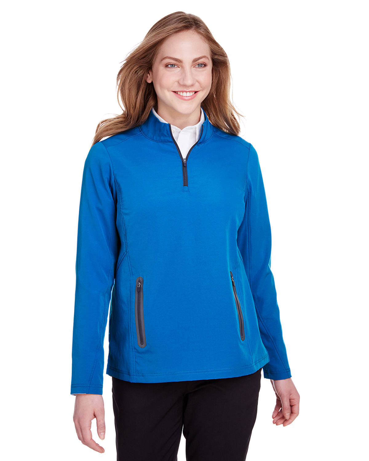 NE401W   North End Ladies\' Quest Stretch Quarter-Zip