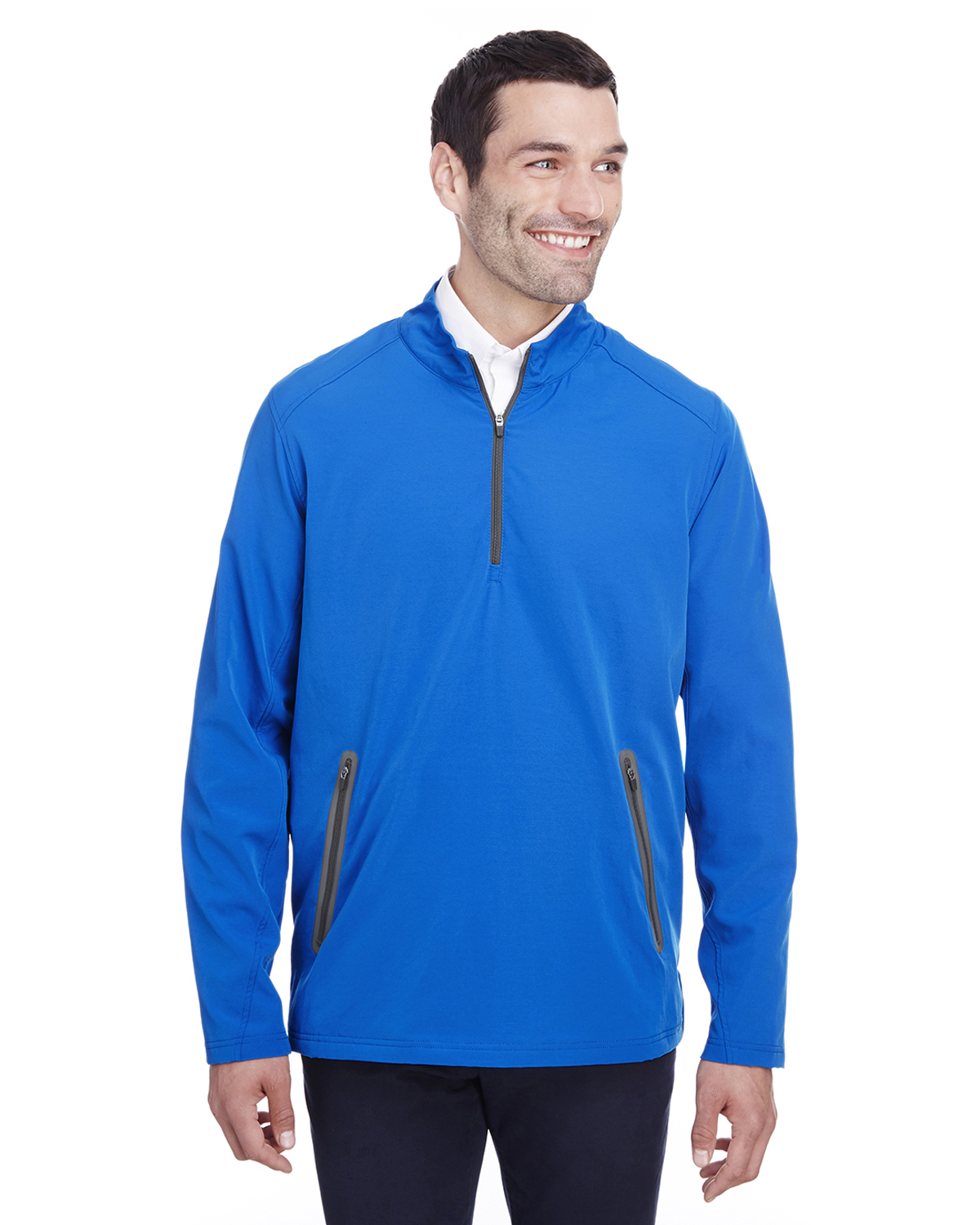 NE401   North End Men\'s Quest Stretch Quarter-Zip