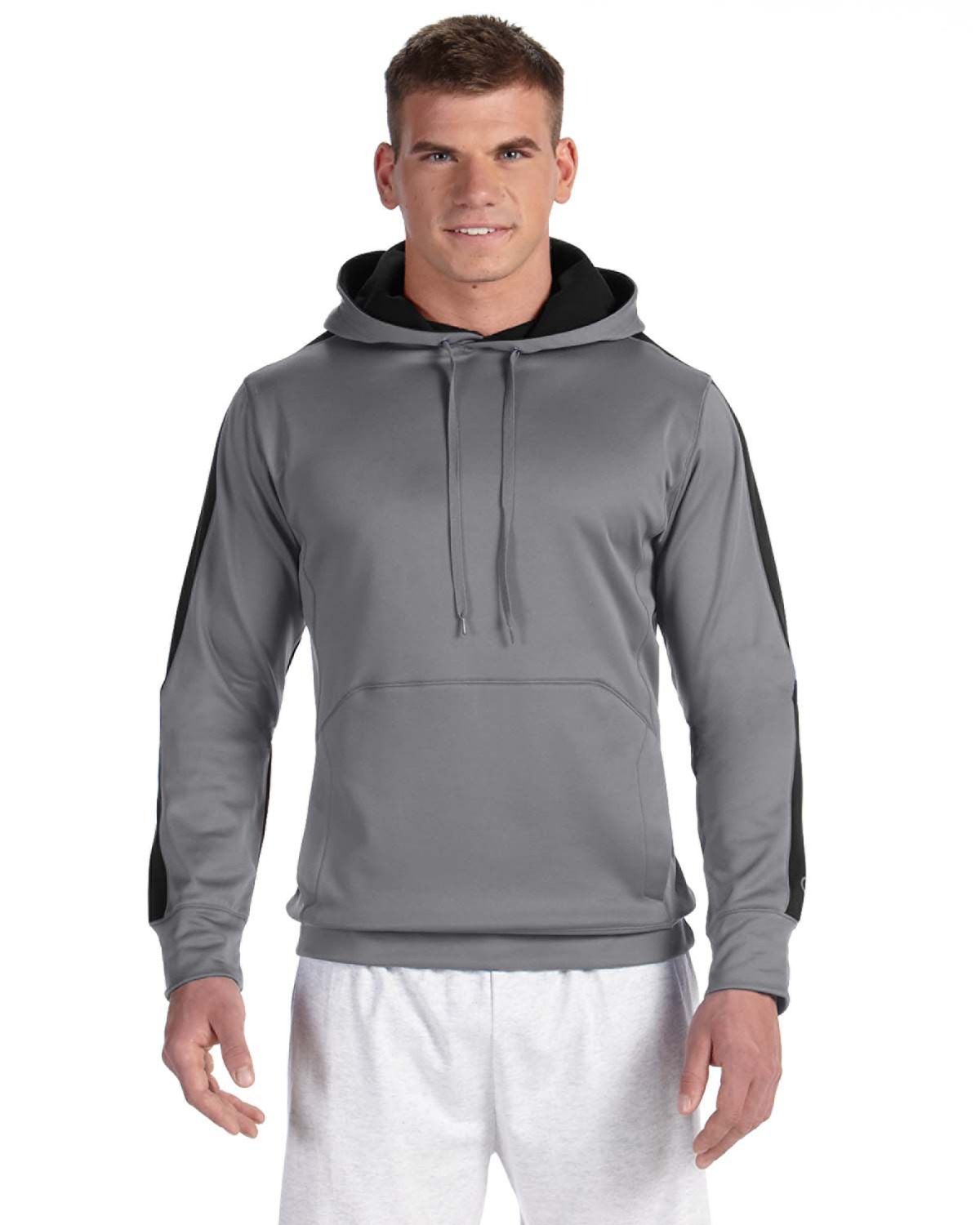 S220 Champion Adult 5.4 oz. Performance Fleece Pullover Hood