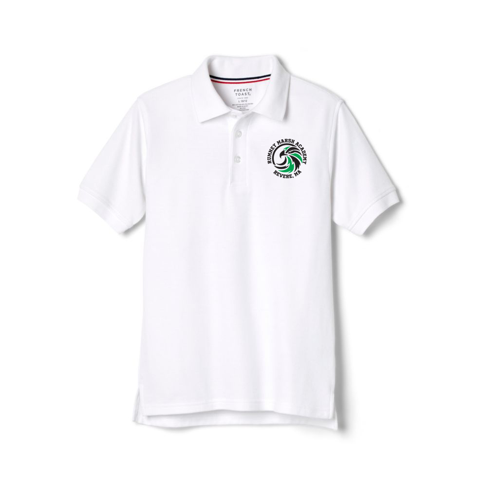 Rumney Marsh Academy Adult Unisex Short Sleeve Polo