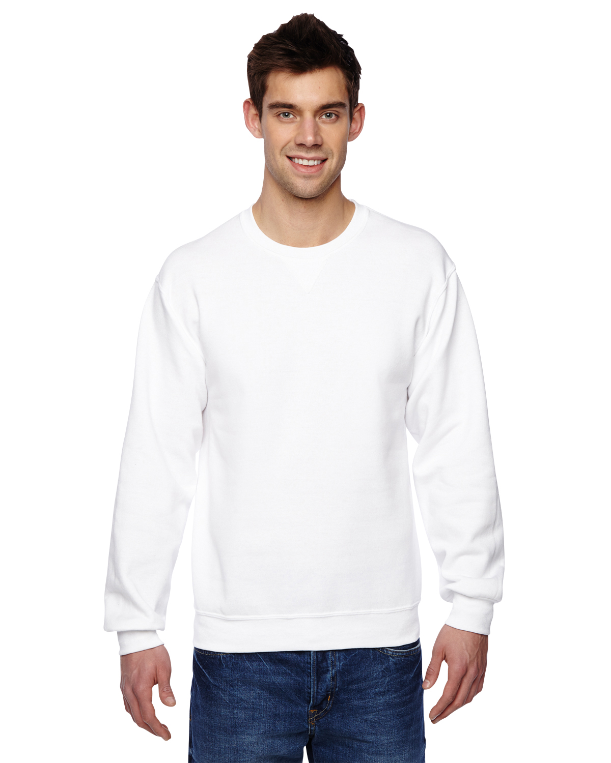 SF72R Fruit of the Loom Adult 7.2 oz. SofSpunÂ® Crewneck Sweatshirt