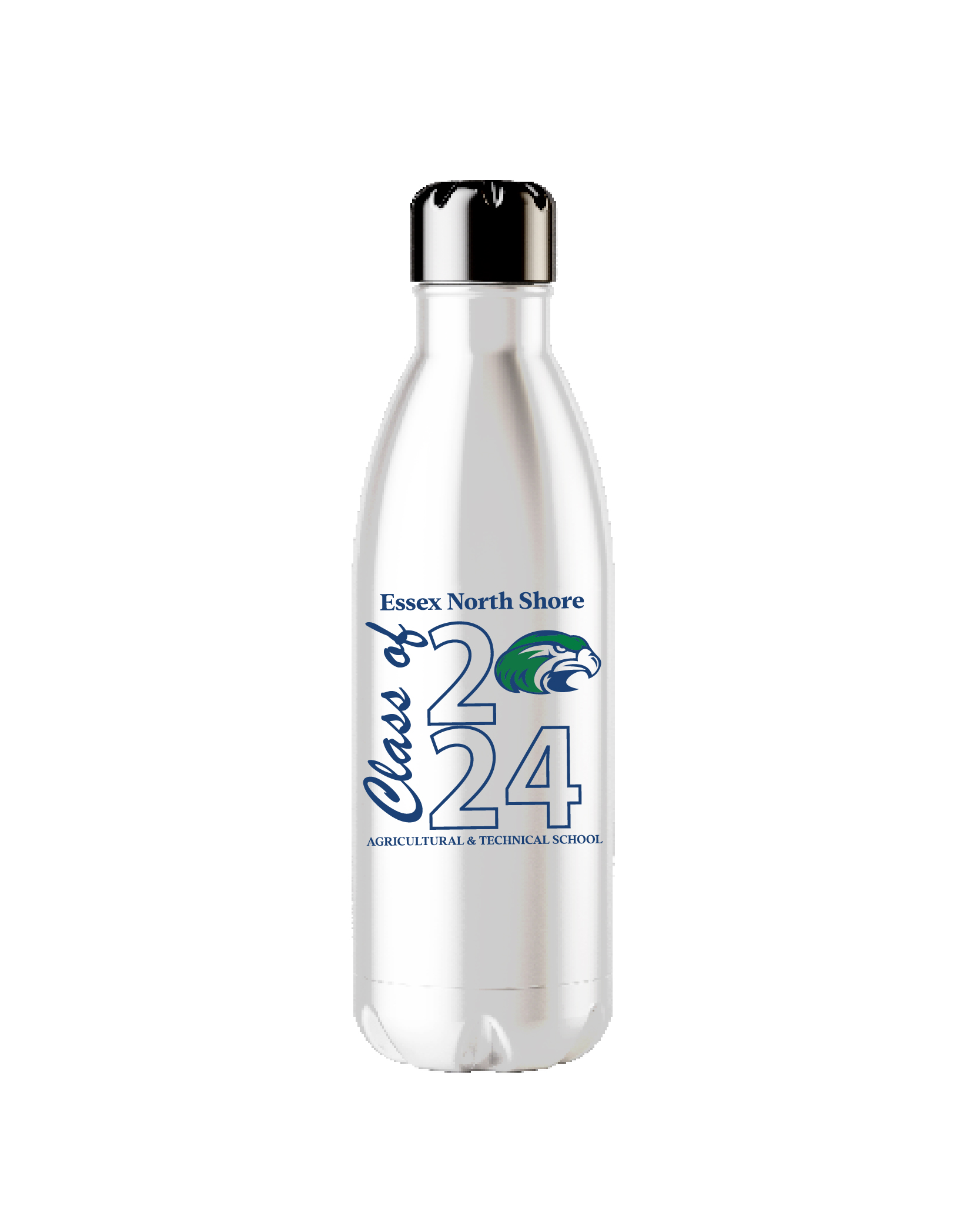 Essex North Shore PTO CLASS OF 2024 STAINLESS STEEL WATER BOTTLE - 17OZ