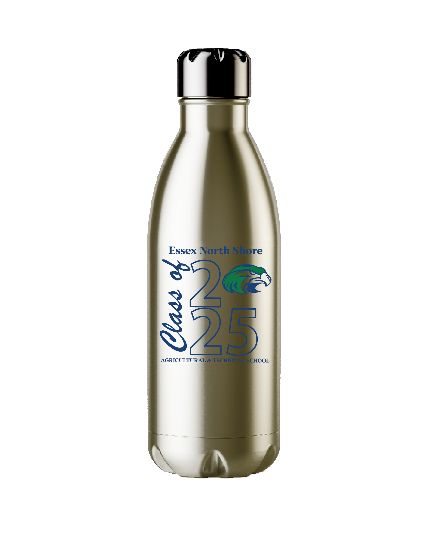 Essex North Shore PTO CLASS OF 2025 STAINLESS STEEL WATER BOTTLE - 17OZ