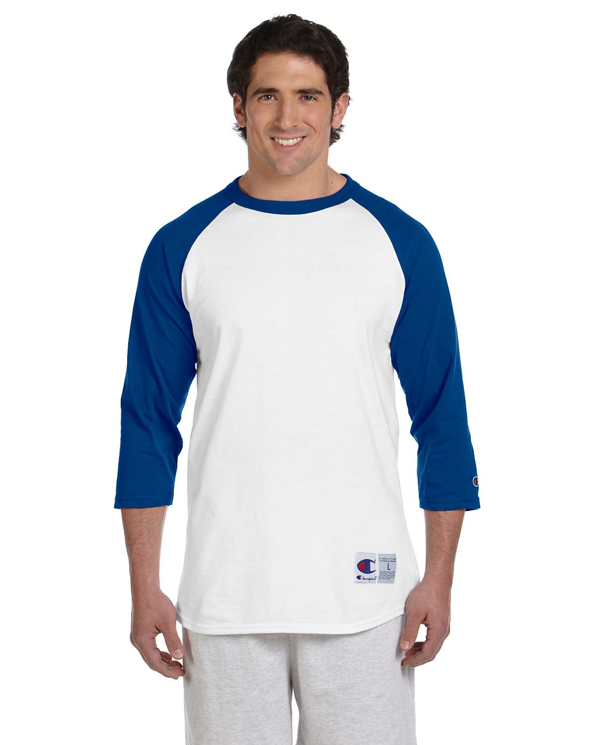 T1397 Champion Adult 5.2 oz. Raglan T-Shirt