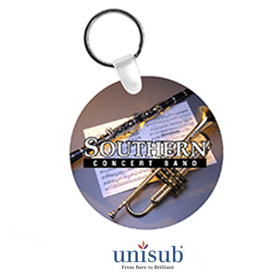 U5521 - Unisub Sublimation Blank FRP Key Tag - 2.5\" - Round