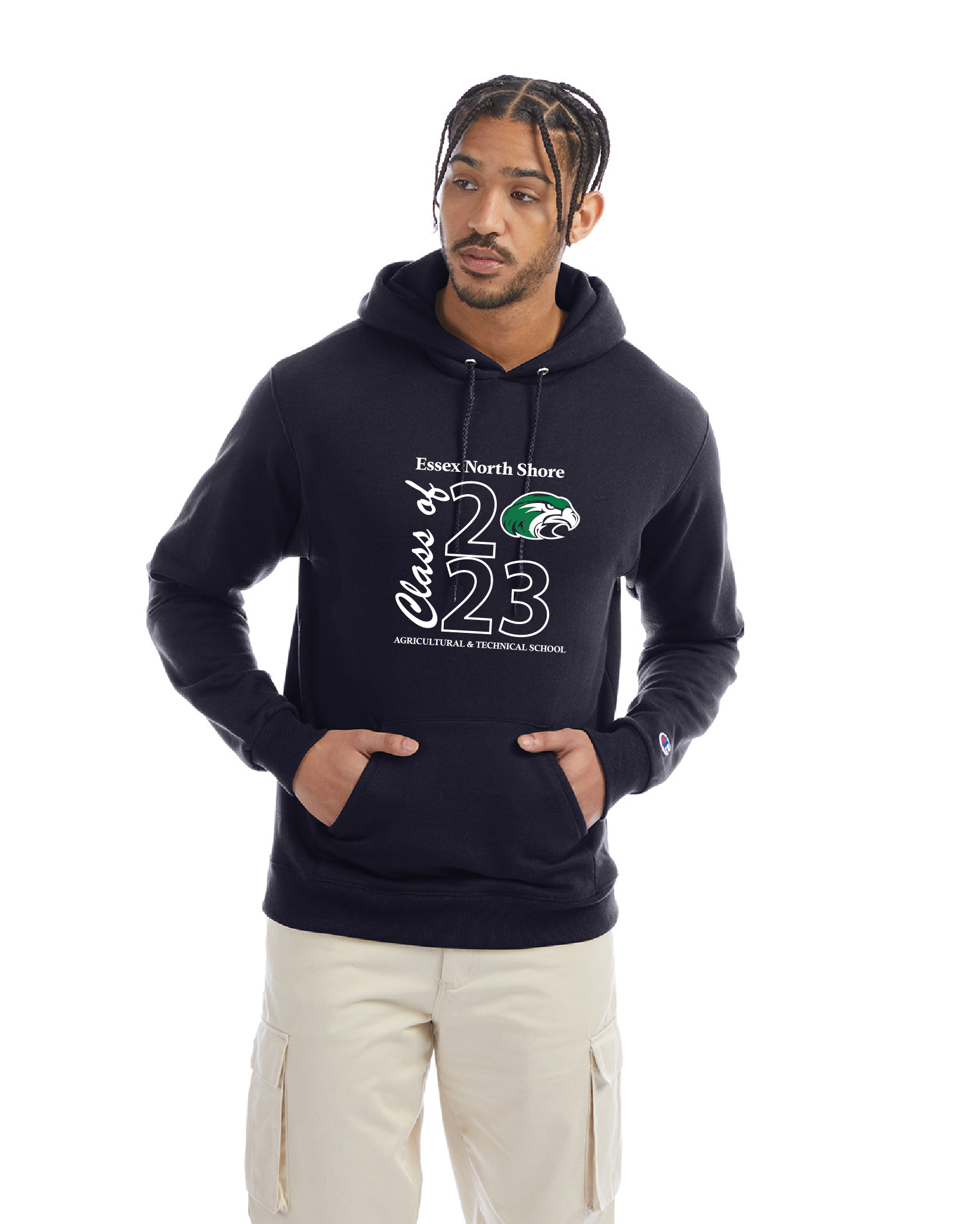 Essex North Shore PTO CLASS OF 2023 Adult PowerblendÂ® Pullover Hooded Sweatshirt.