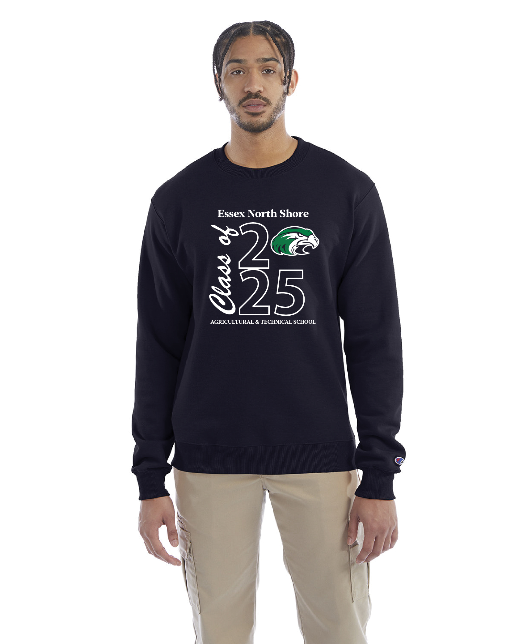 Essex North Shore PTO CLASS OF 2025 Adult Powerblend® Pullover Hooded Sweatshirt.
