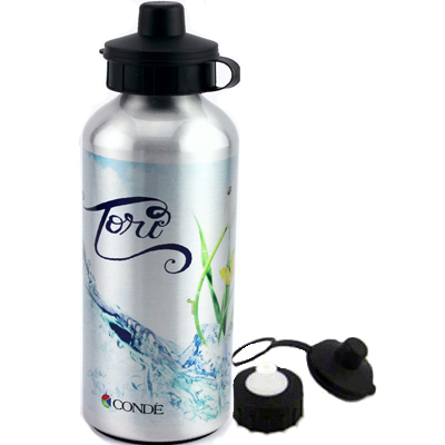 WB600S-CH Sublimation Silver Aluminum Water Bottle, 600ml(20 oz)