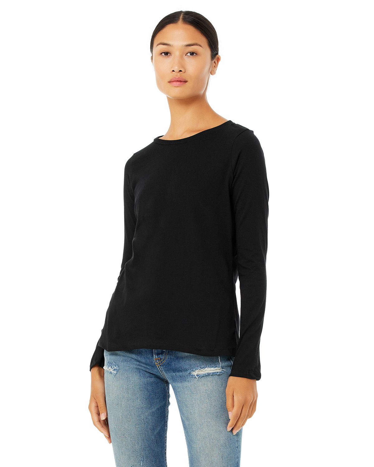 [AB] Bella + Canvas Ladies' Relaxed Jersey Long-Sleeve T-Shirt