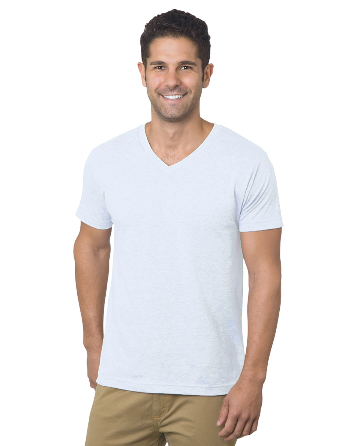 [AB] Bayside Unisex USA Made V-Neck T-Shirt