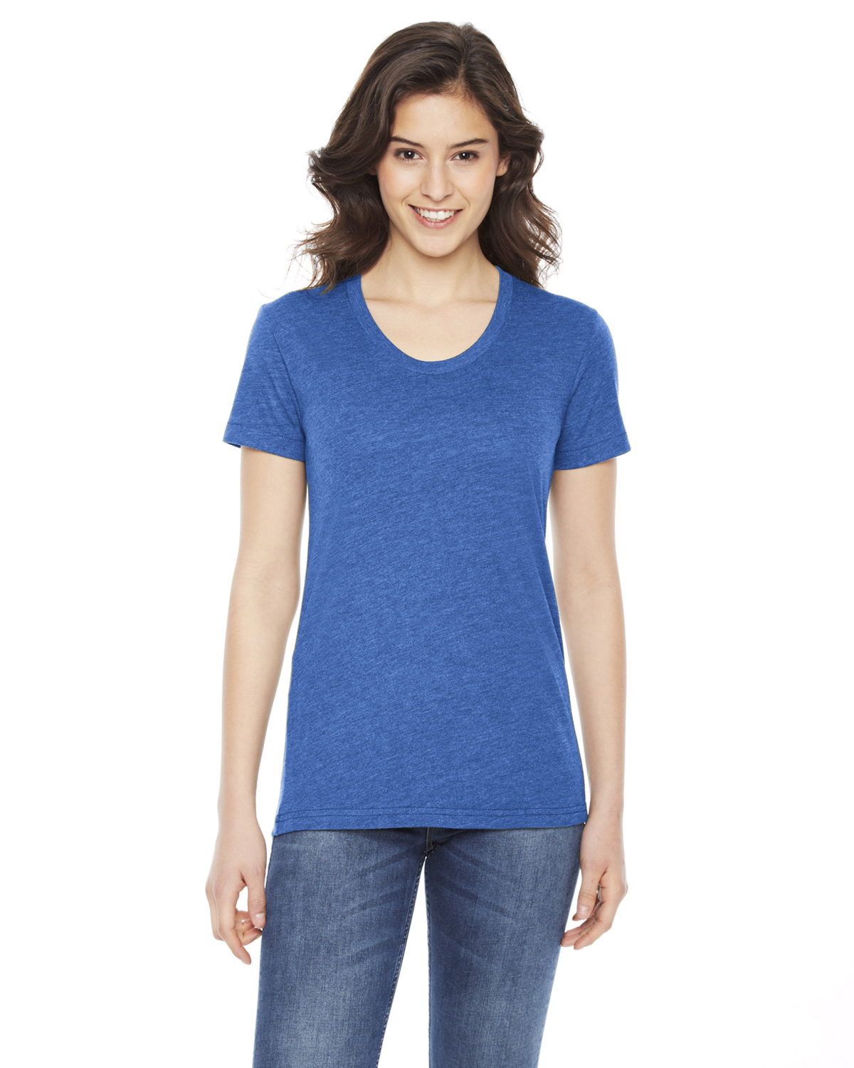 BB301W American Apparel Ladies\' Poly-Cotton Short-Sleeve Crewneck