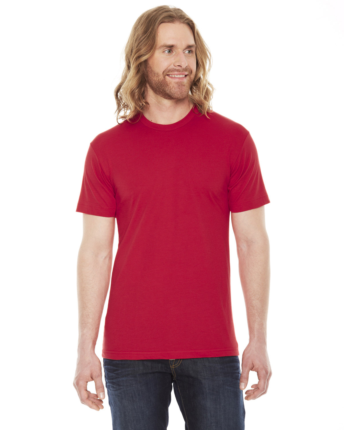 [AB] American Apparel Unisex Poly-Cotton Crewneck T-Shirt