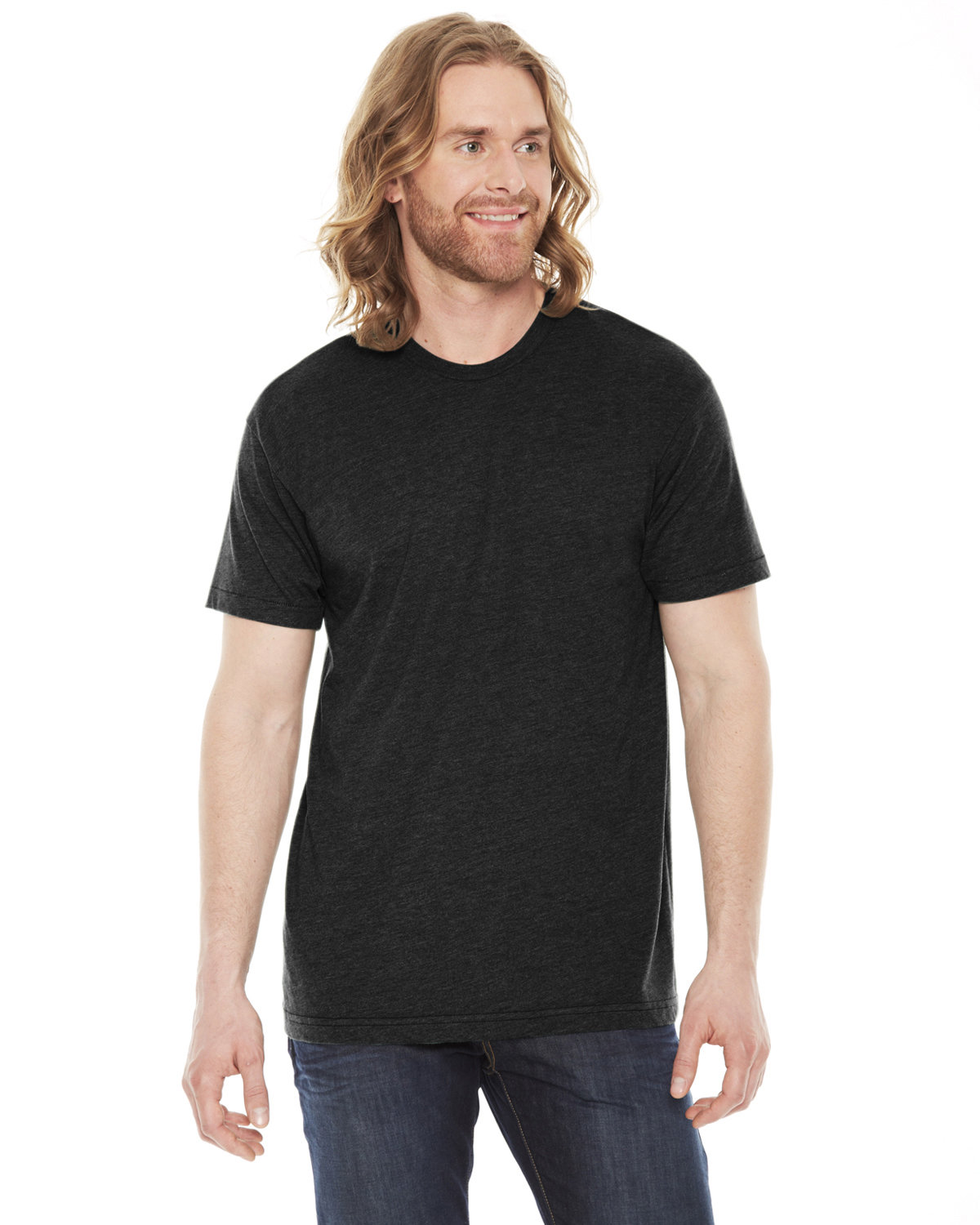 [AB] American Apparel Unisex Poly-Cotton Short-Sleeve Crewneck