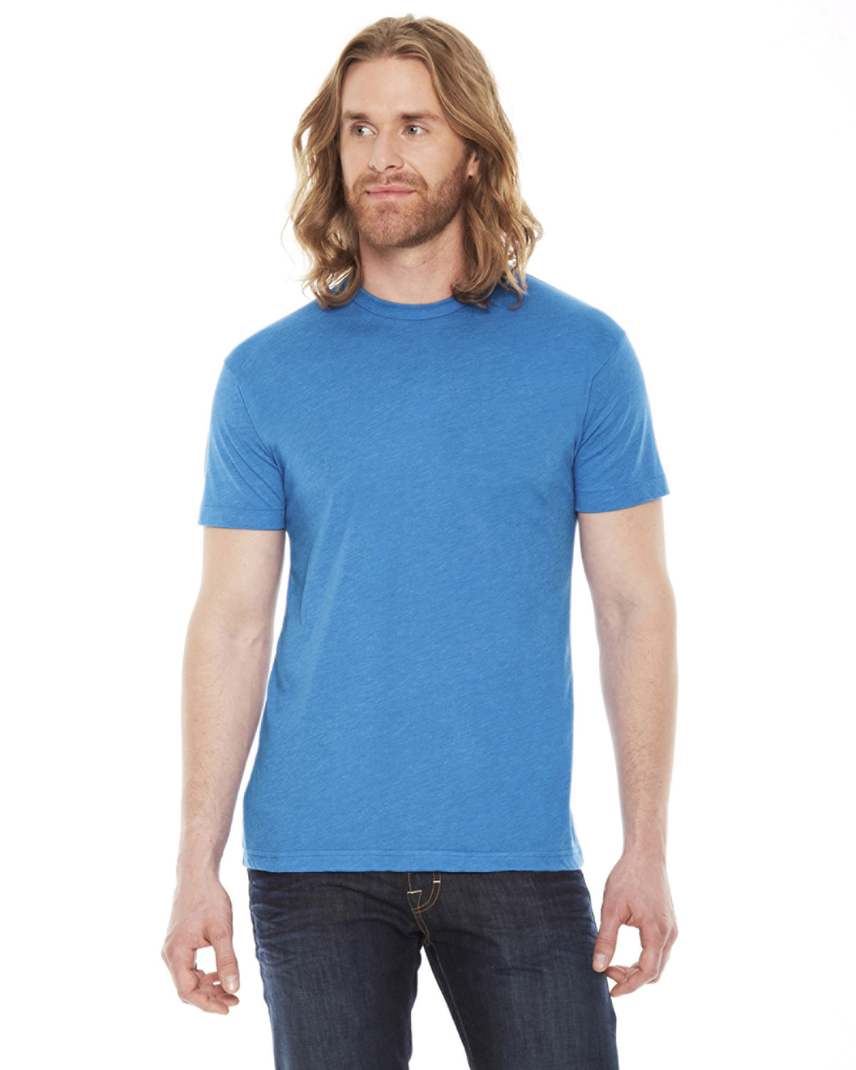 BB401W American Apparel Unisex Poly-Cotton Short-Sleeve Crewneck