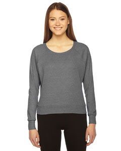 American Apparel Ladies\' Triblend Lightweight Raglan Pullover