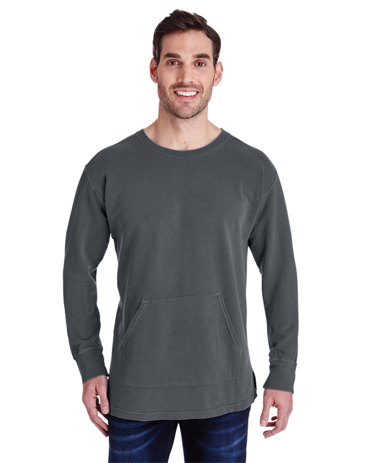 Comfort Colors Adult French Terry Crew With Pocket