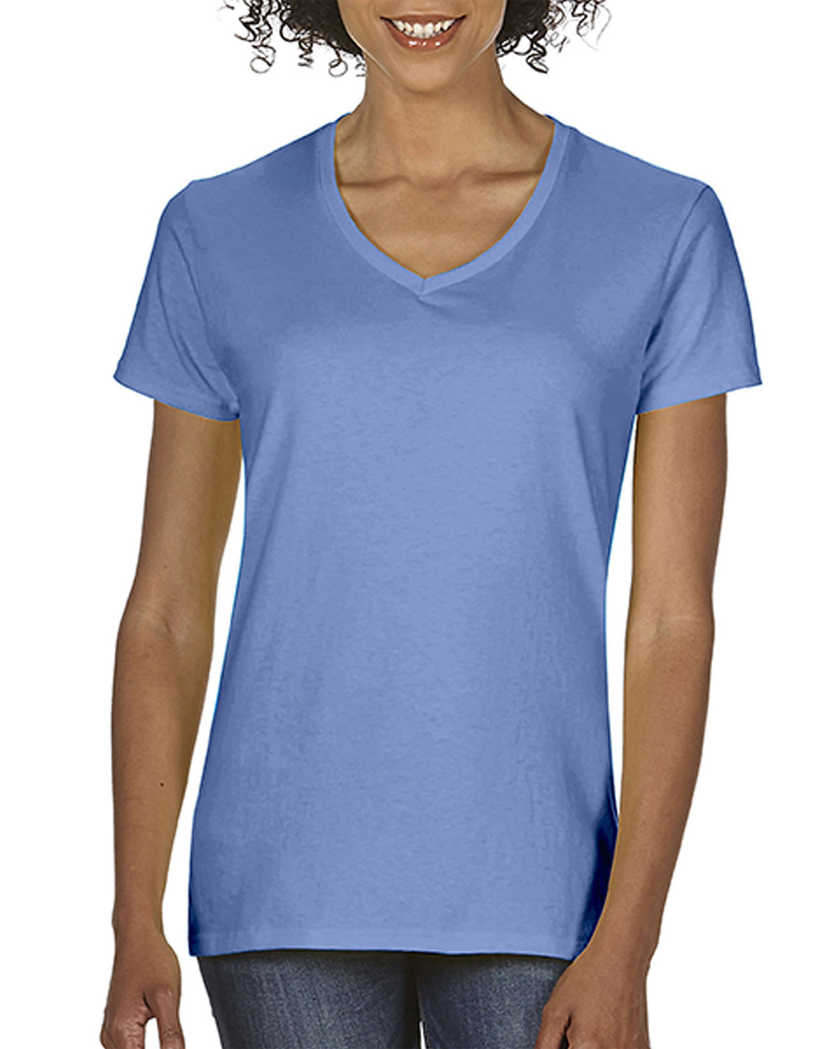 [AB] Comfort Colors Ladies' Midweight V-Neck T-Shirt