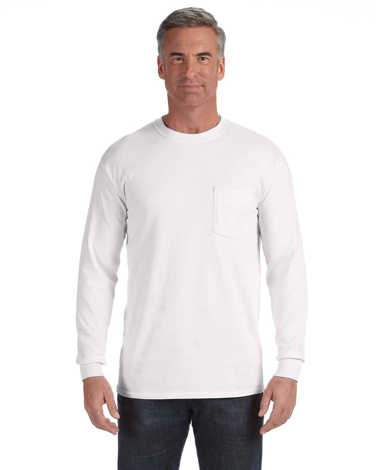 [AB] Comfort Colors Adult Heavyweight RS Long-Sleeve Pocket T-Shirt