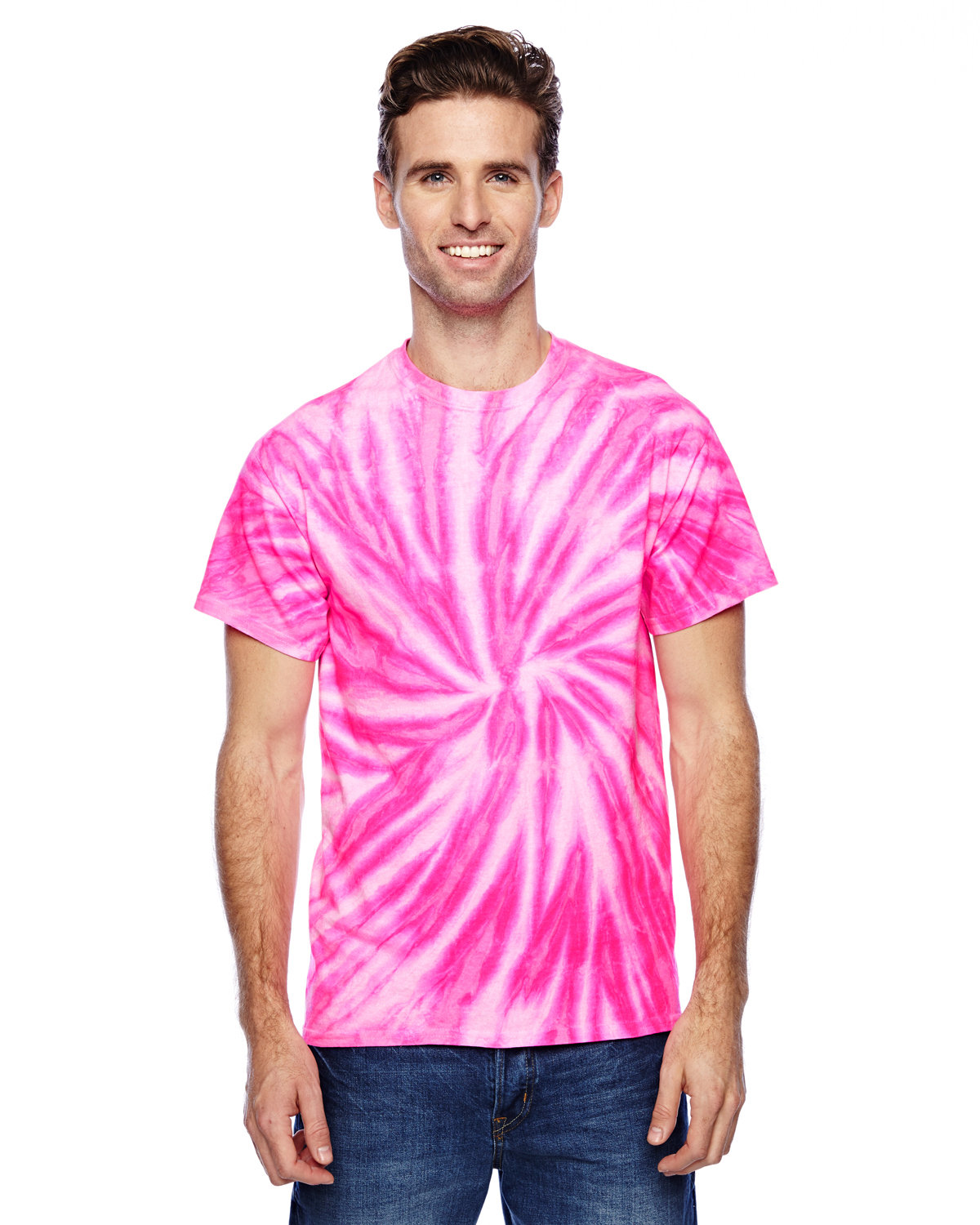 [AB] Tie-Dye Adult Twist Tie-Dyed T-Shirt