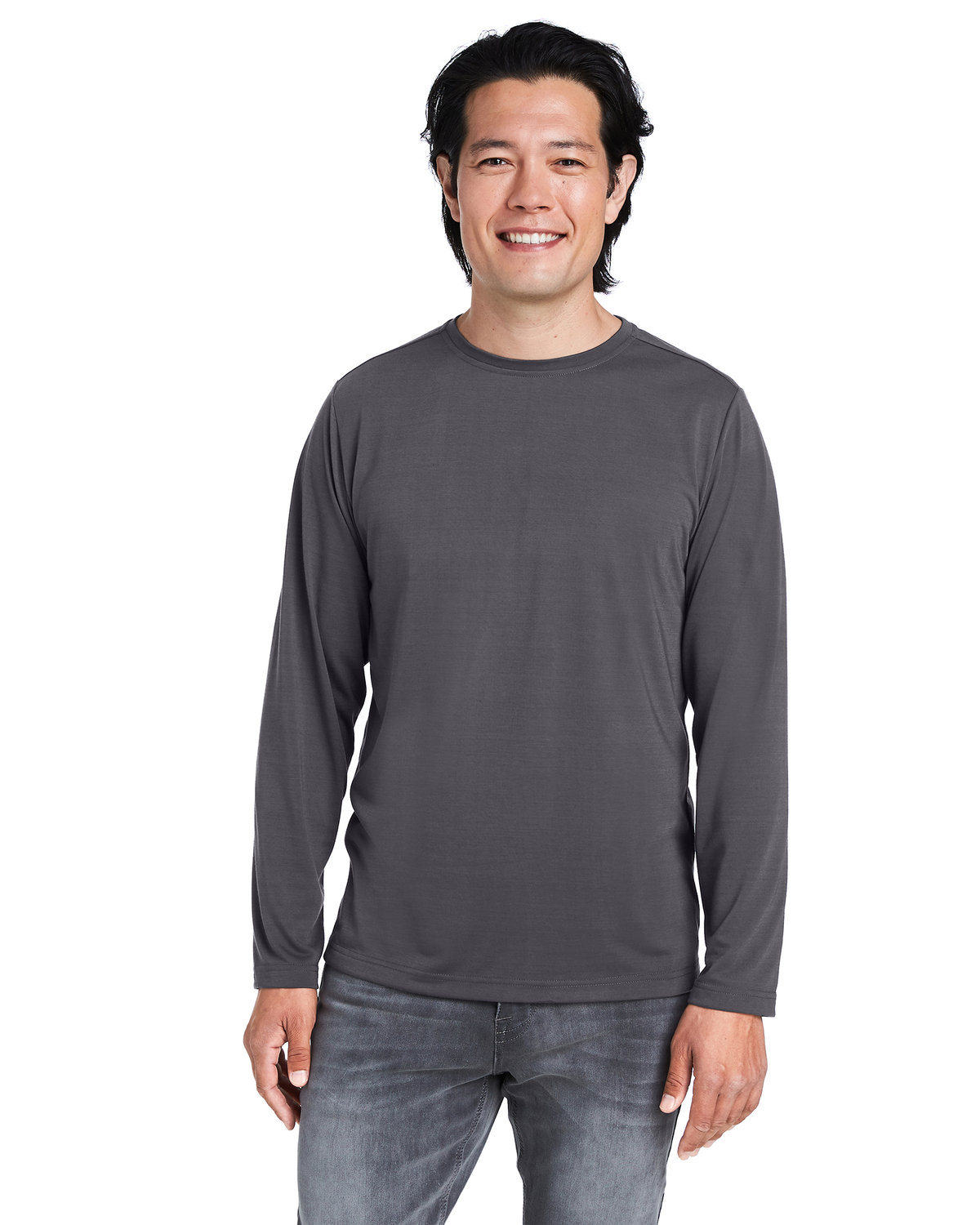 [AB] CORE365 Adult Fusion ChromaSoft™ Performance Long-Sleeve T-Shirt