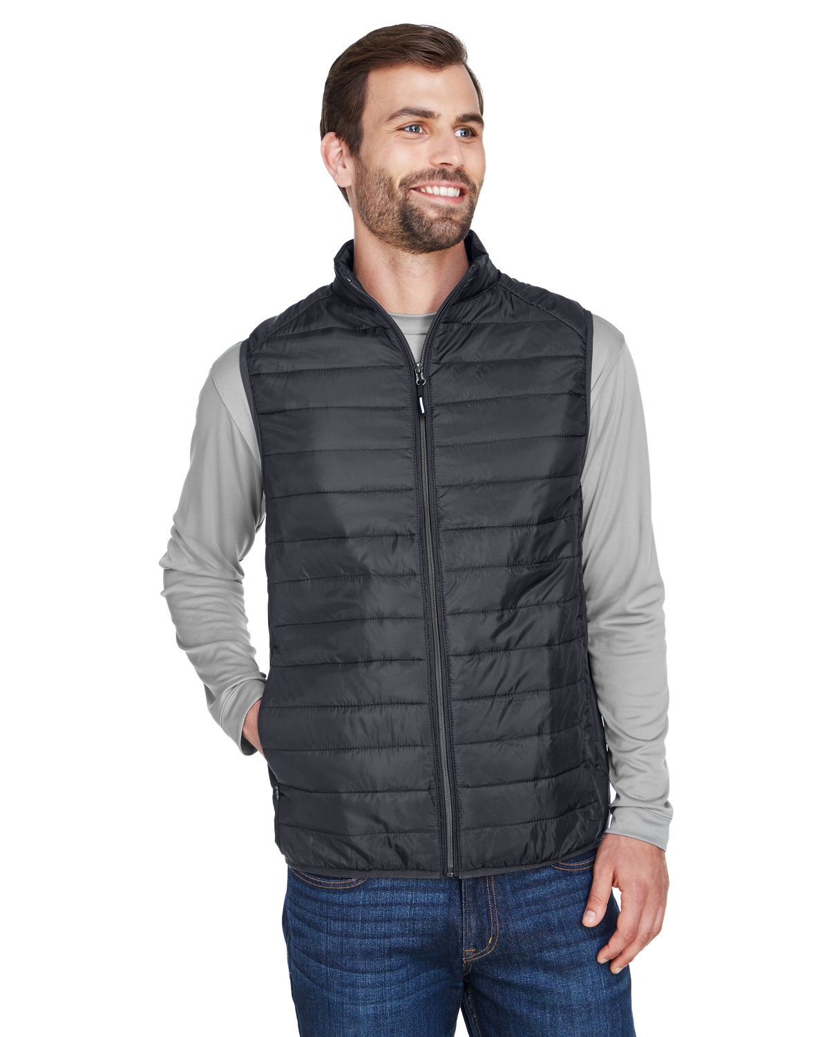 [AB] CORE365 Men's Prevail Packable Puffer Vest