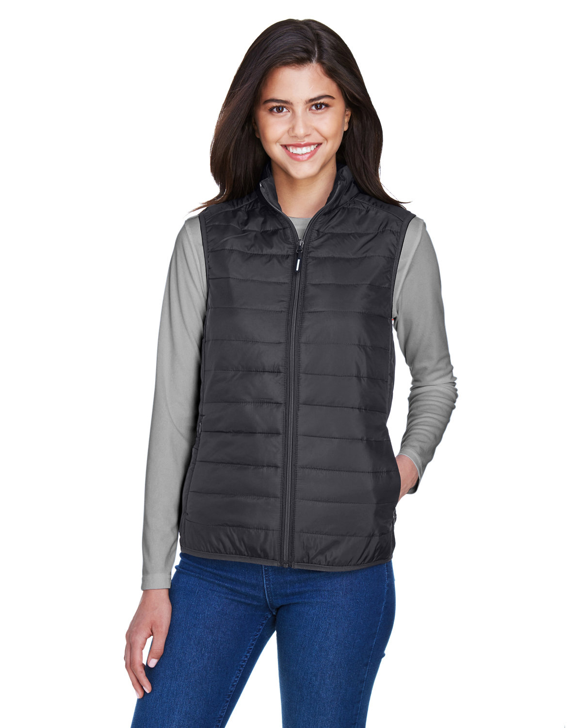 [AB] CORE365 Ladies' Prevail Packable Puffer Vest